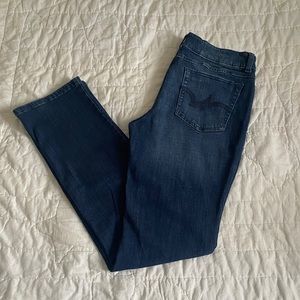 Wrangler Women's Straight Leg Jeans - Dark Blue